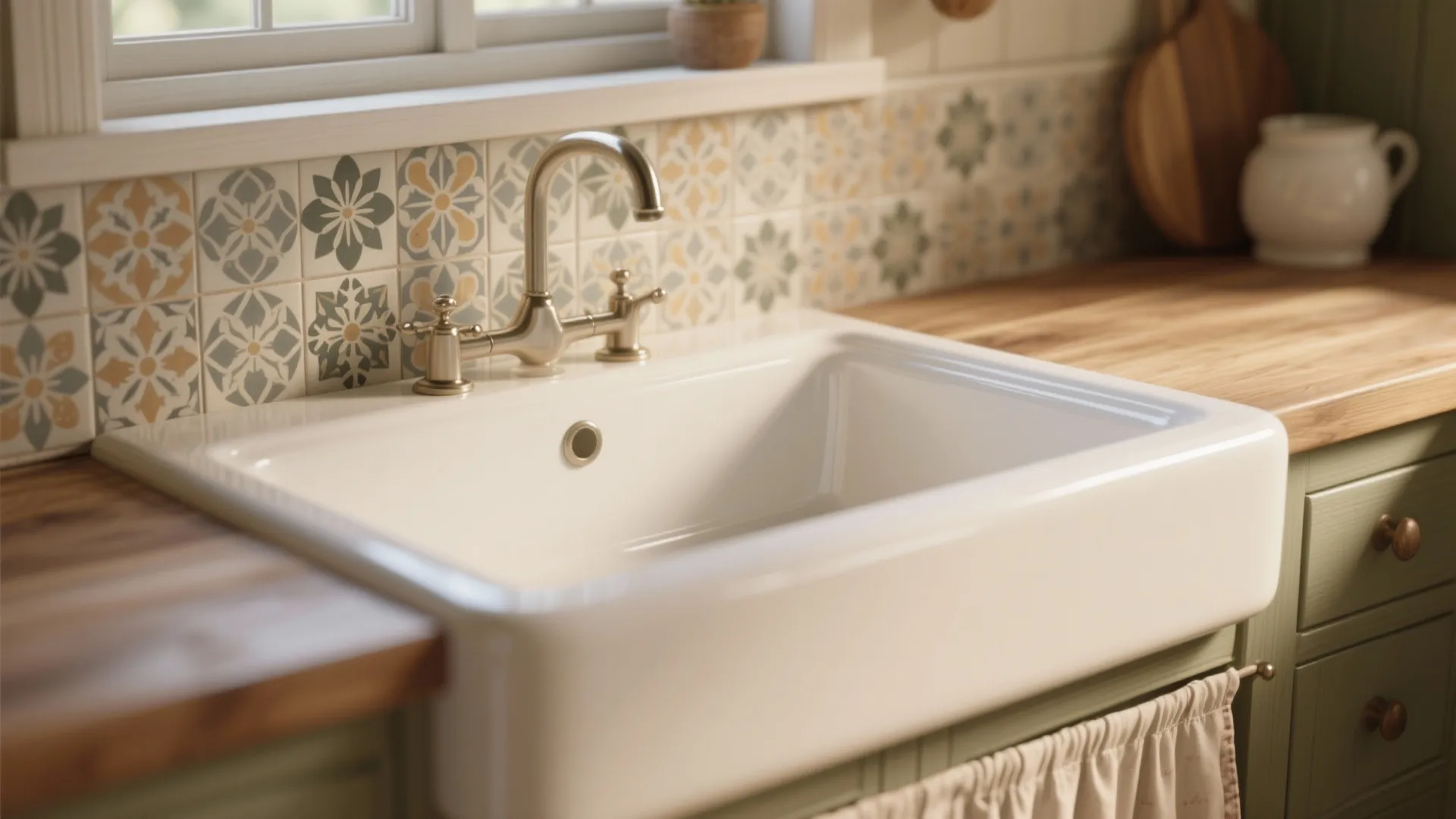 2. Farmhouse Sink as a Focal Point
