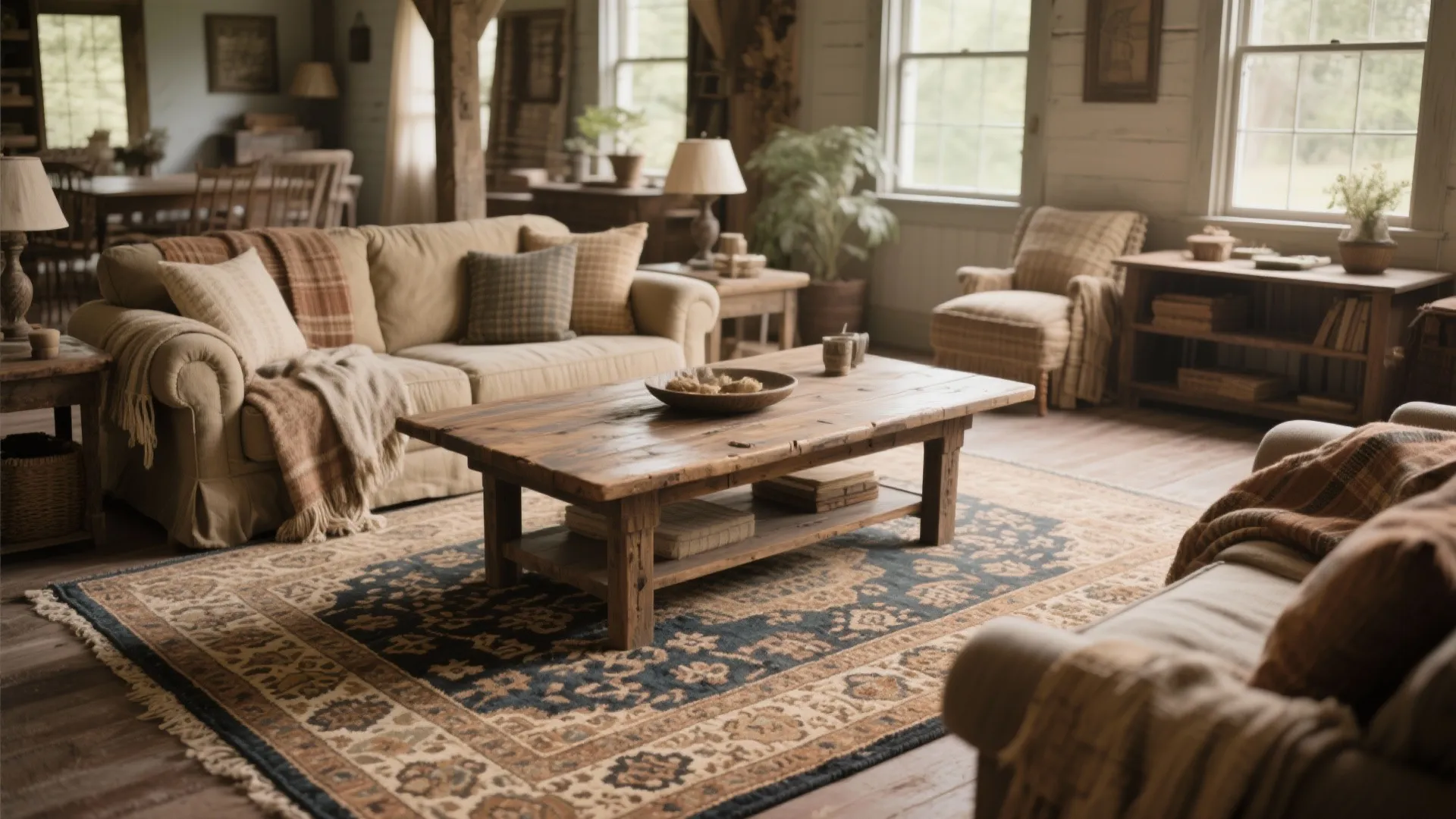 7. Statement Farmhouse Rug
