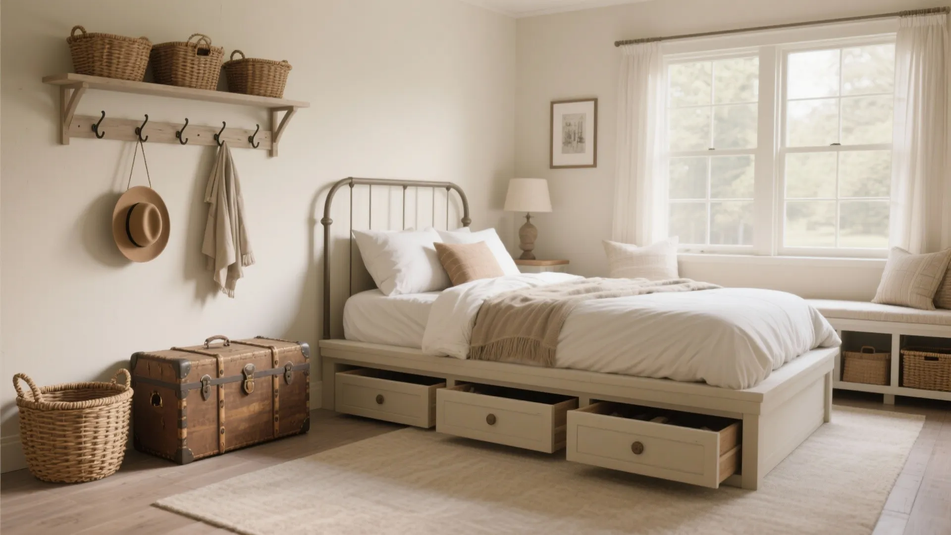 Functional storage with farmhouse charm