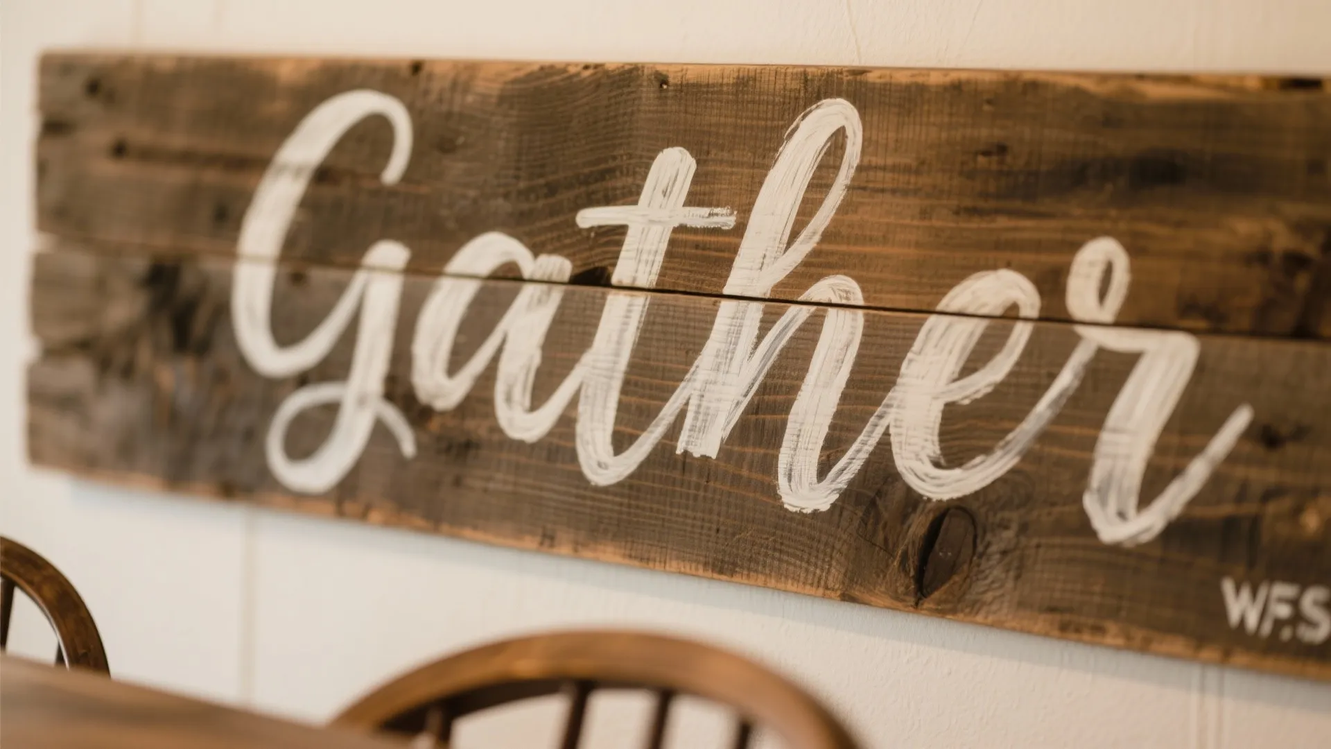 10. Handwritten or Stenciled Wall Quotes