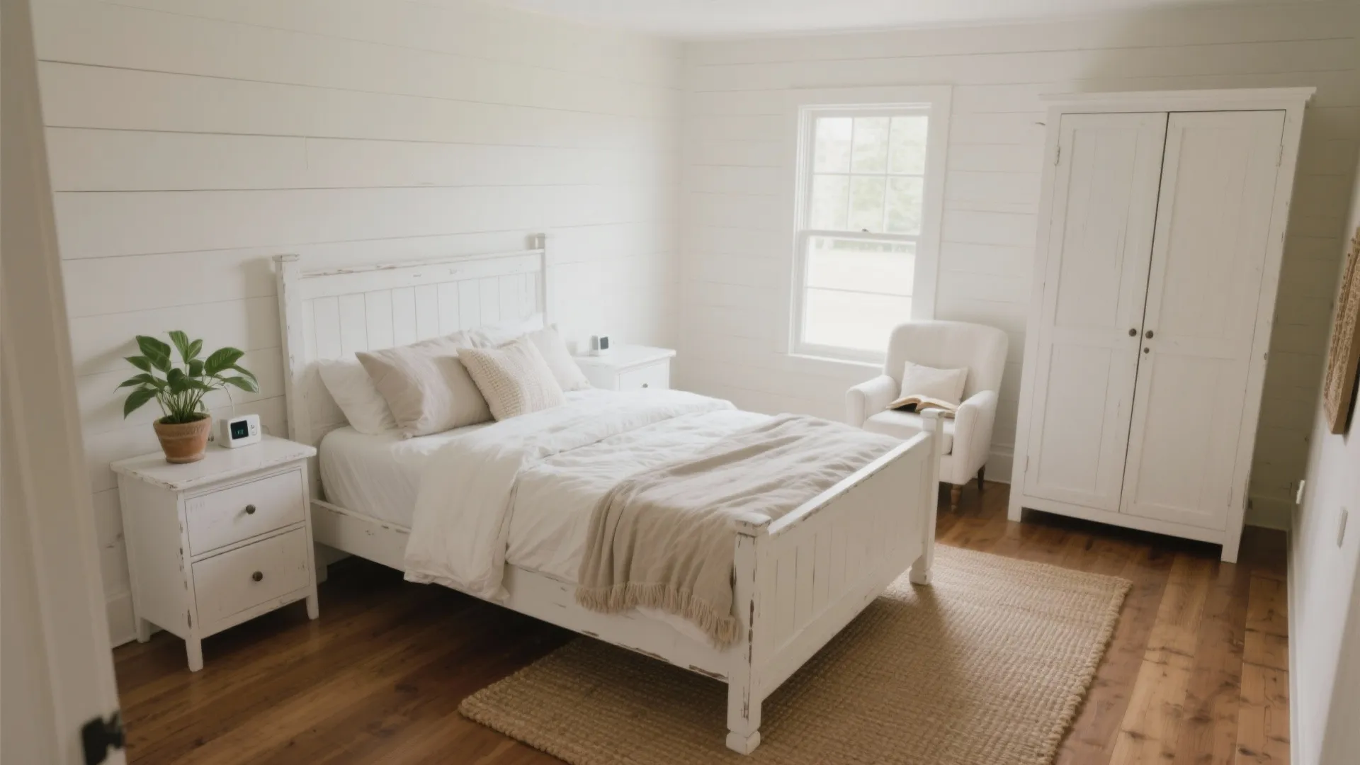5 Farmhouse White Bedroom Furniture Ideas: Cozy, practical farmhouse white bedroom furniture ideas I’ve used in small homes
