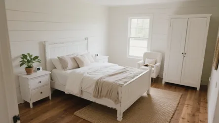 5 Farmhouse White Bedroom Furniture Ideas