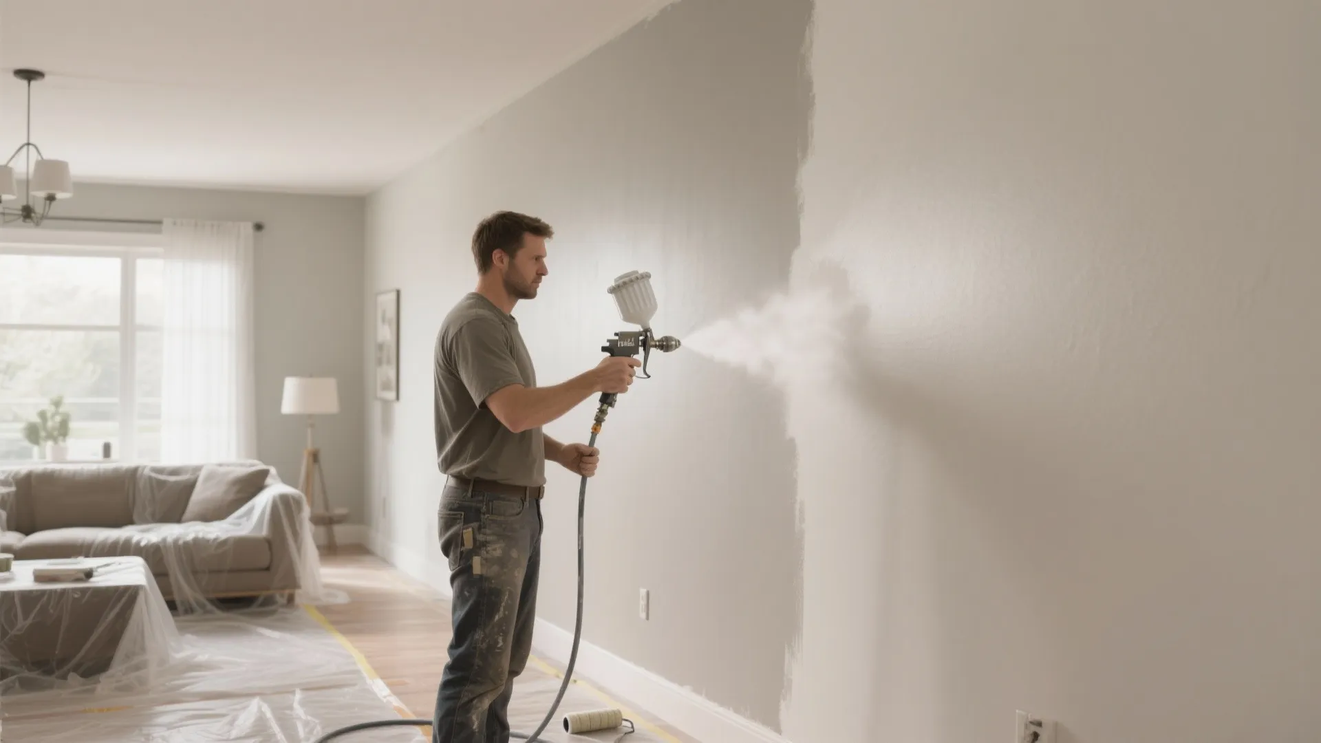 Spray Gun for Painting Interior Walls — 5 Ideas: Practical spray-gun strategies I use as a designer to get restaurant-smooth walls without the drama