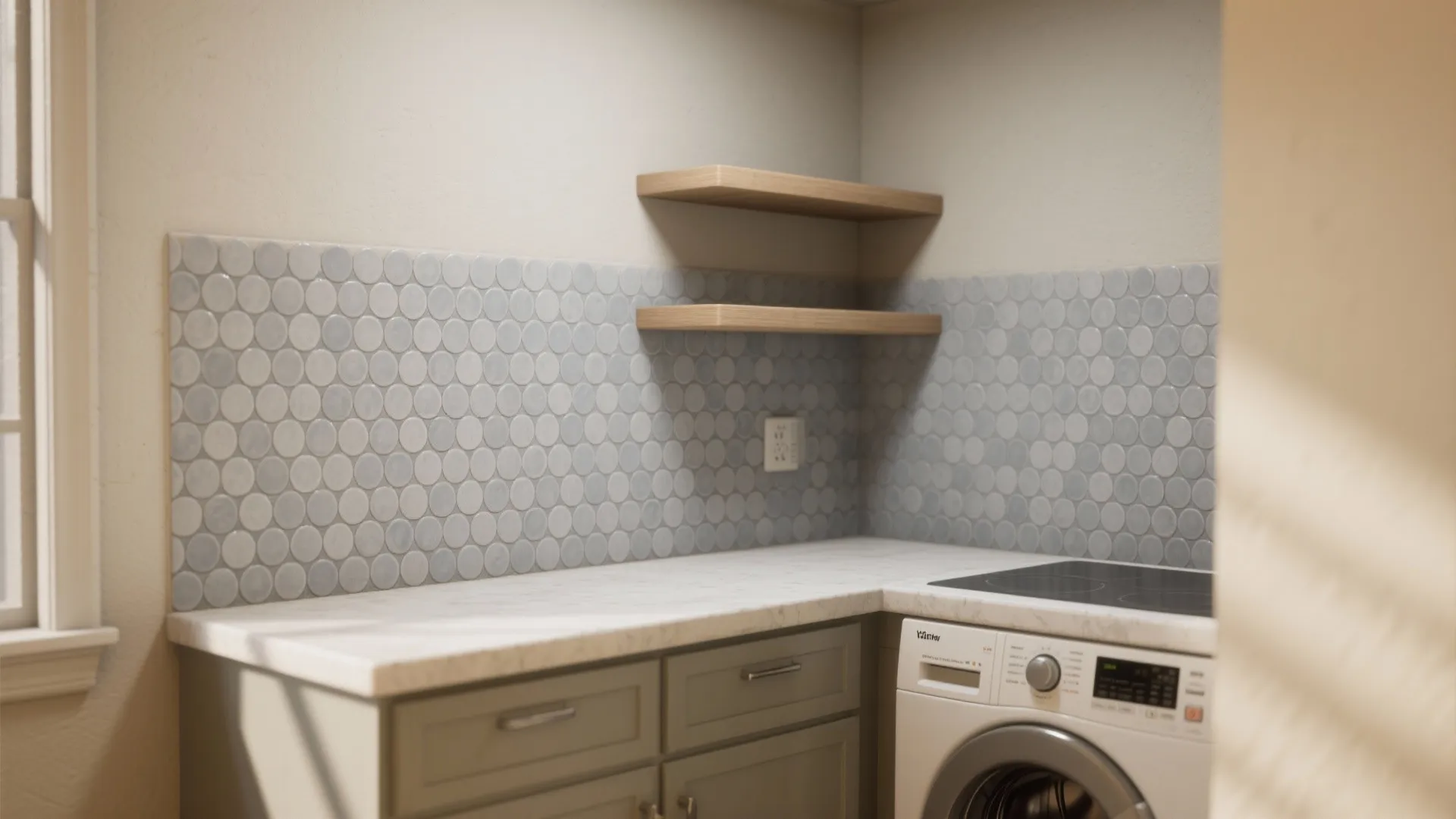 Faux Tile Backsplash Stencils