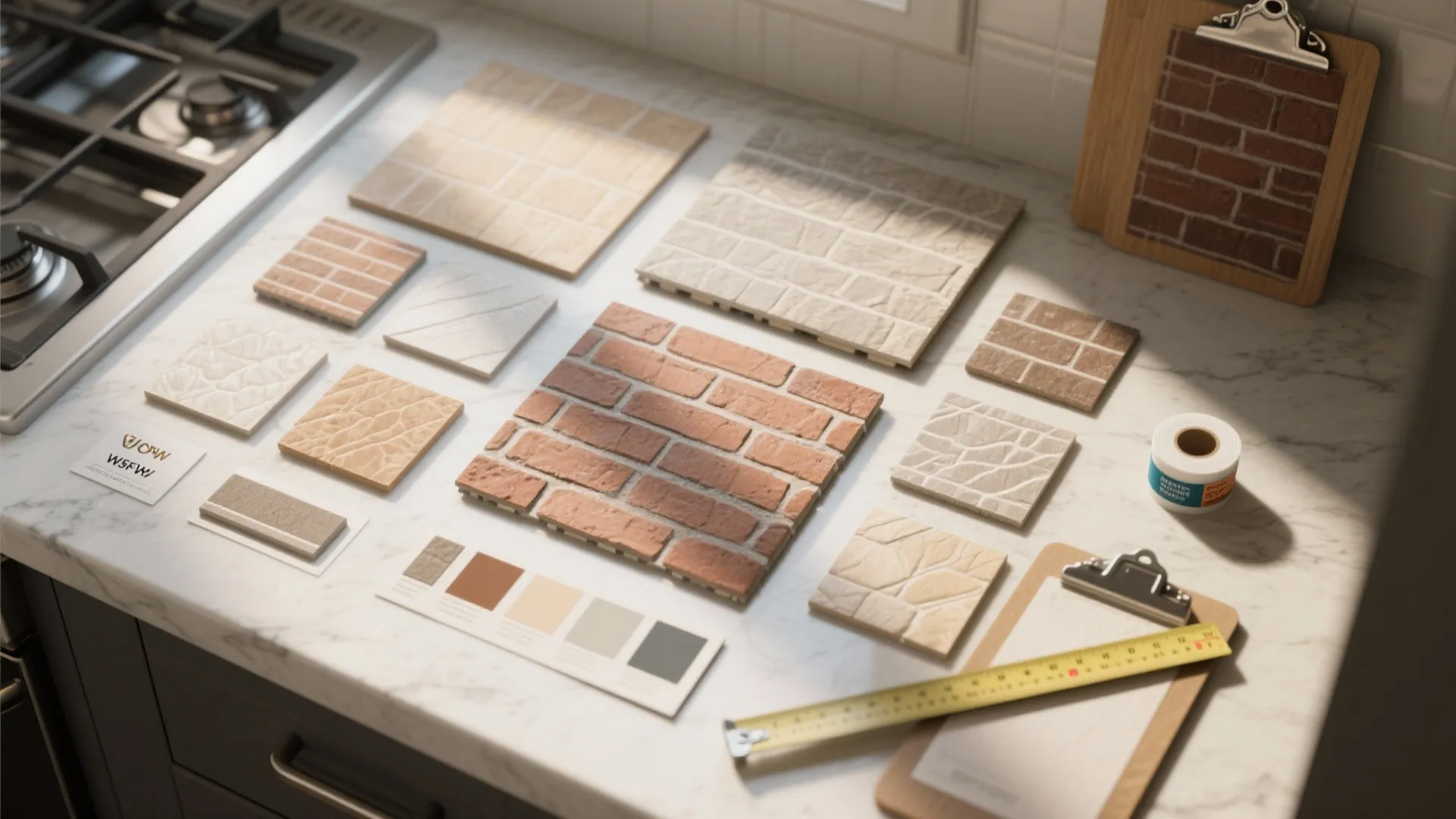 5. Faux brick panels or thin veneer for tight budgets