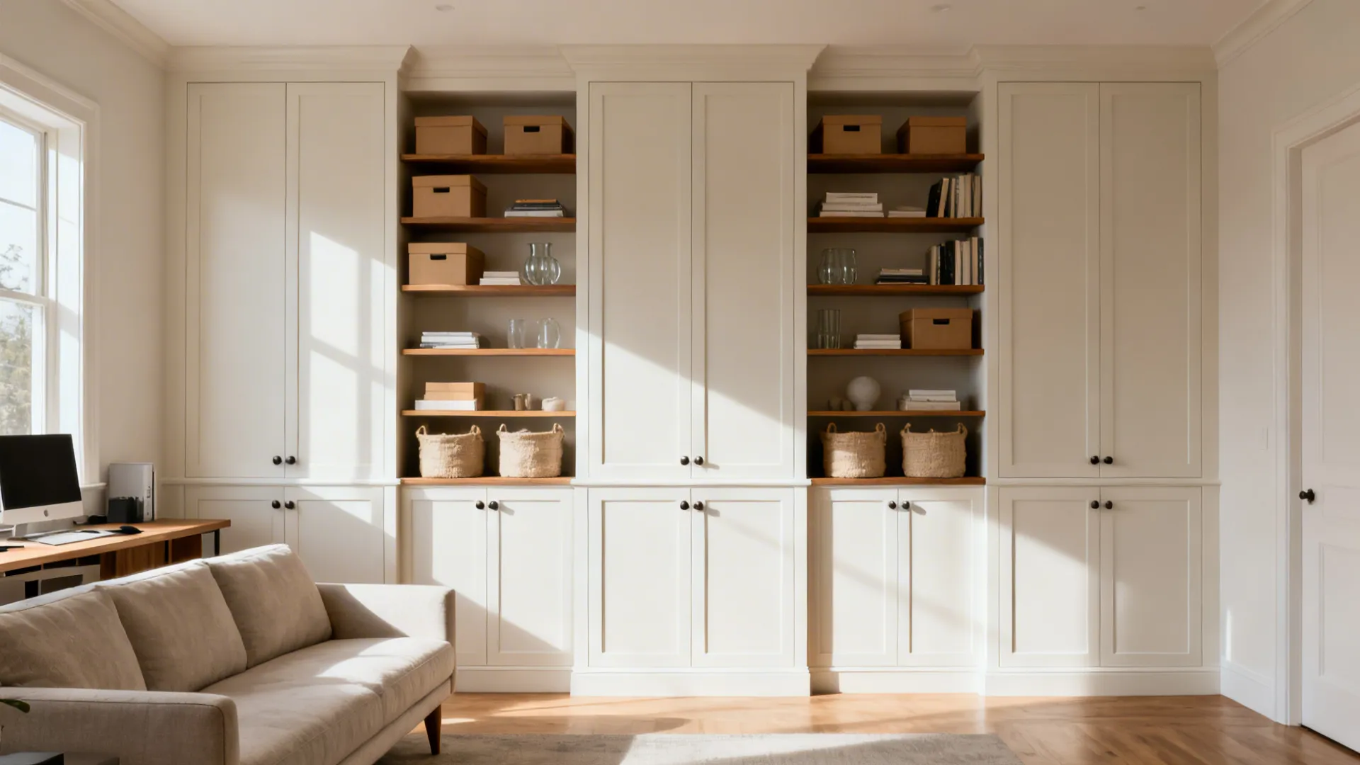 Storage with Style: Built-Ins (or Fake Built-Ins) that Breathe