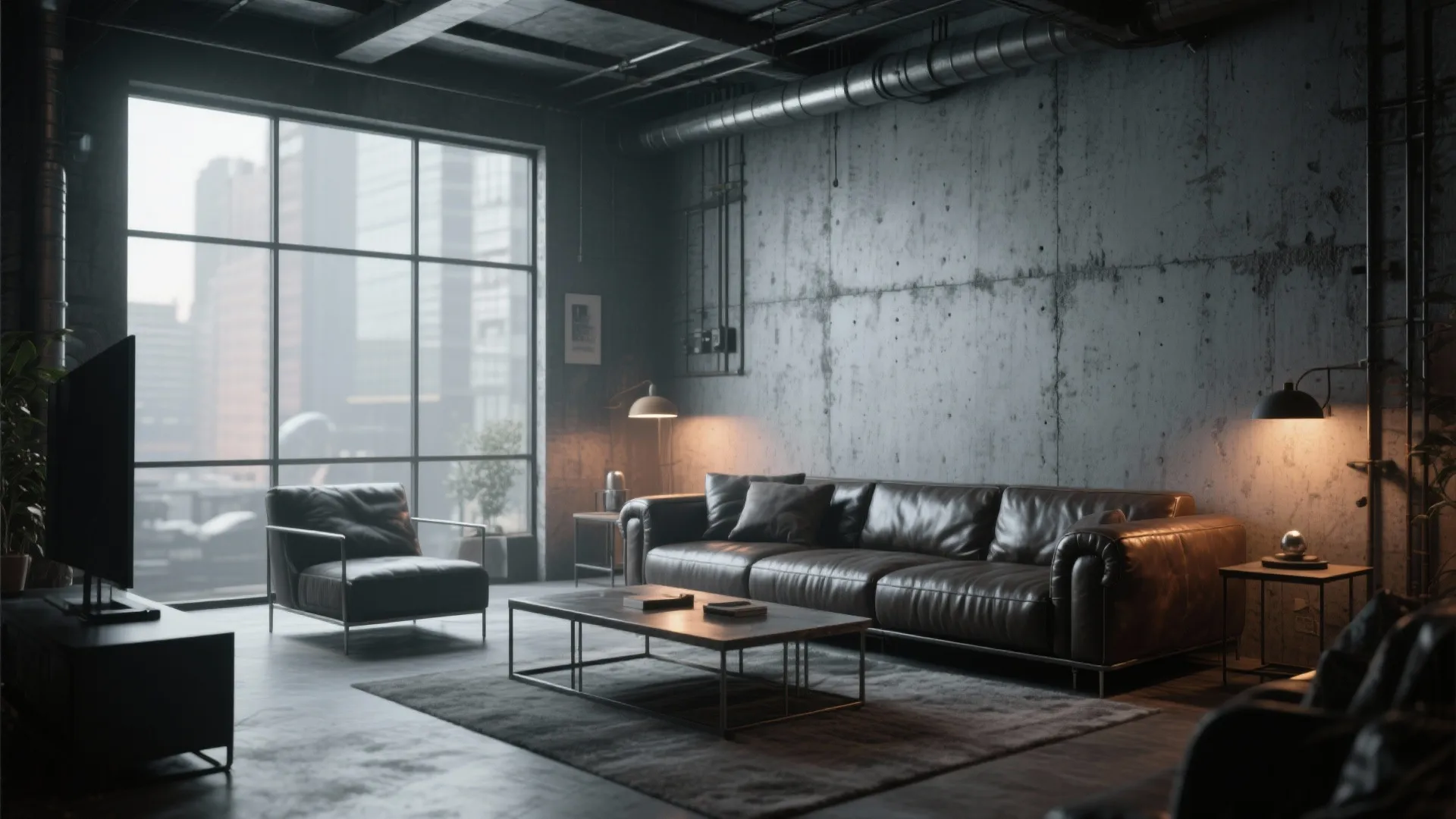 5. Faux Concrete Finish