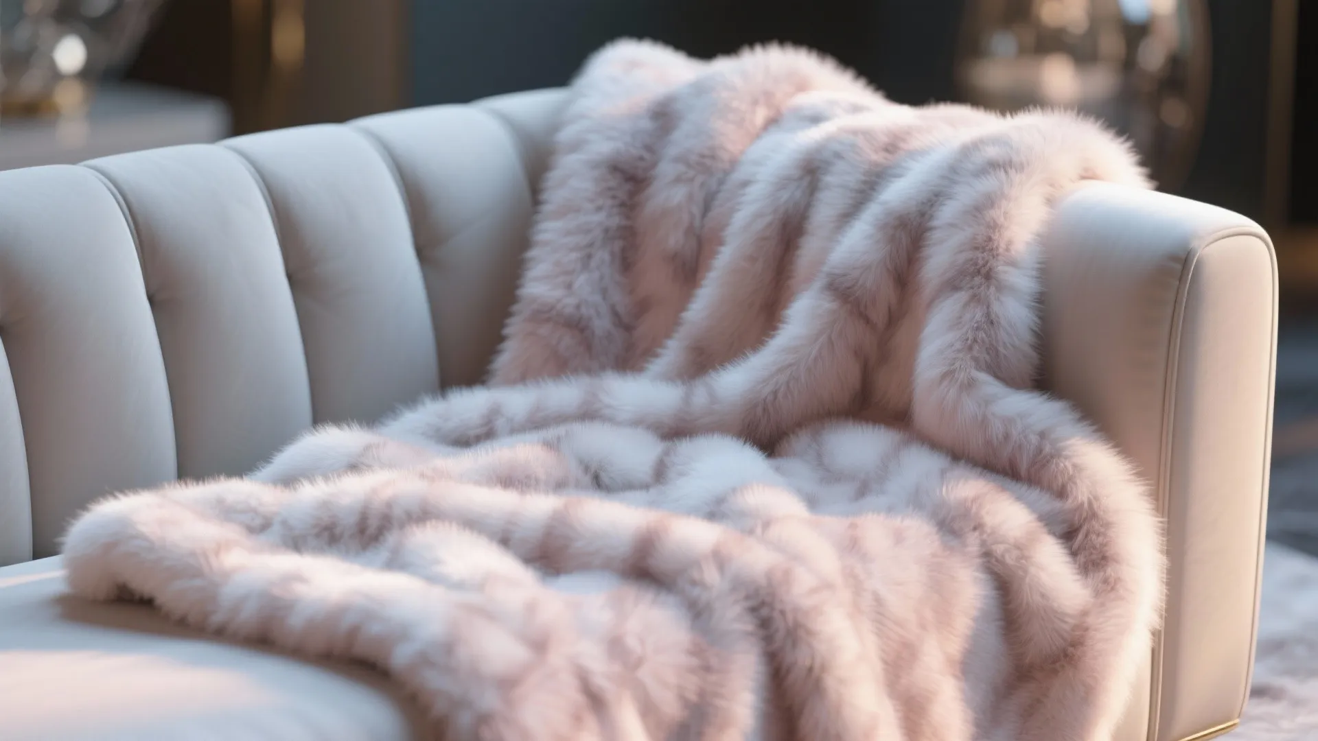 5. Faux Fur Throws and Pillows