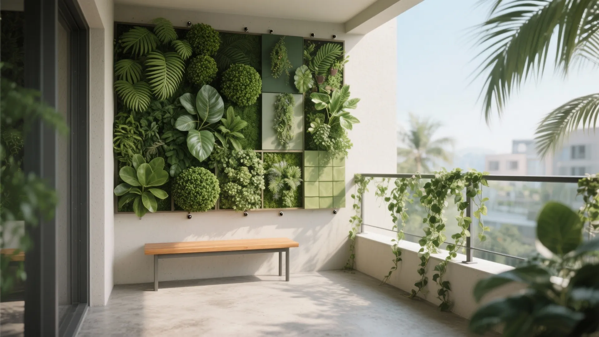 Layered Faux Greenery Walls for Instant Lushness