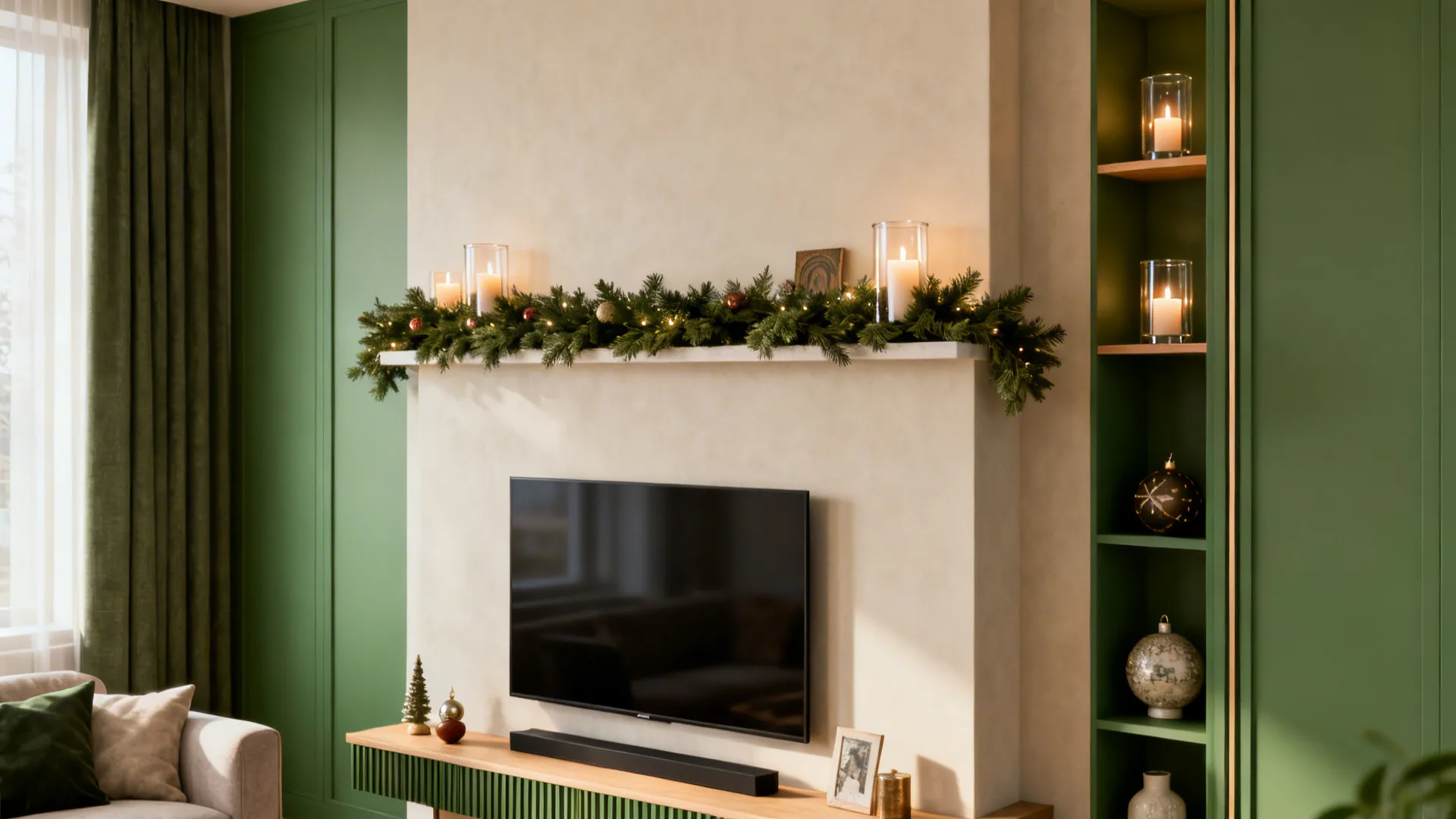 2. Multi-use mantel alternative