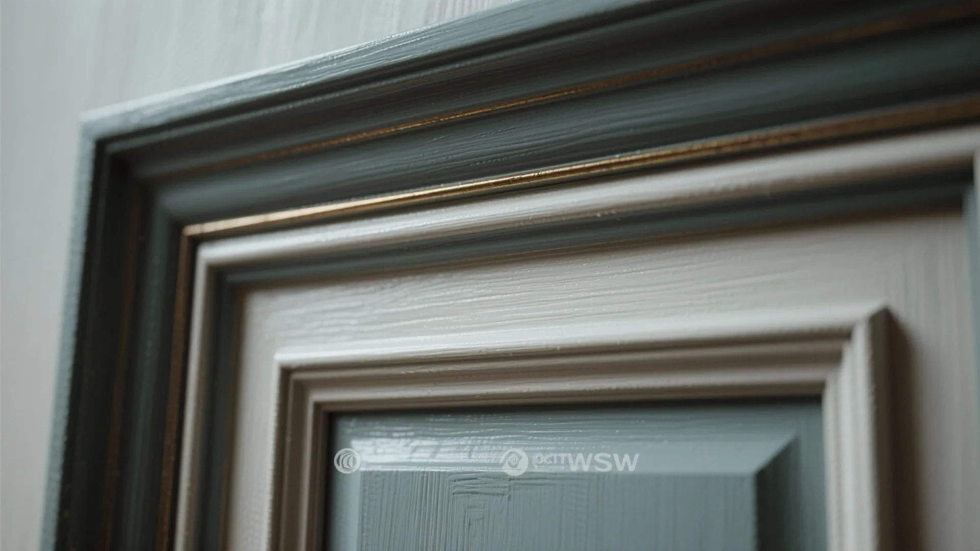 4. Faux Molding with Two Tones