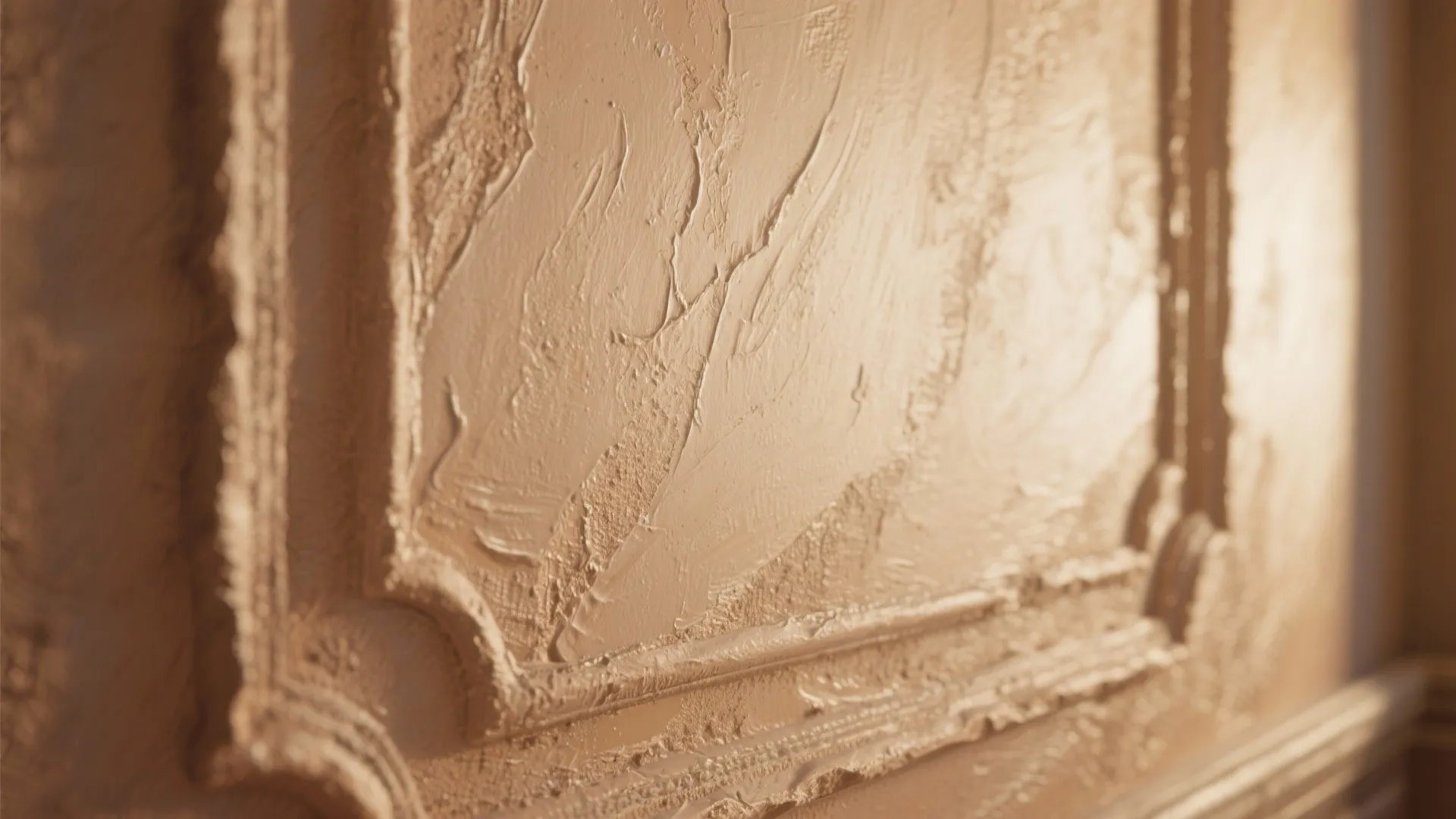 4. Patterned or faux-finish accent walls