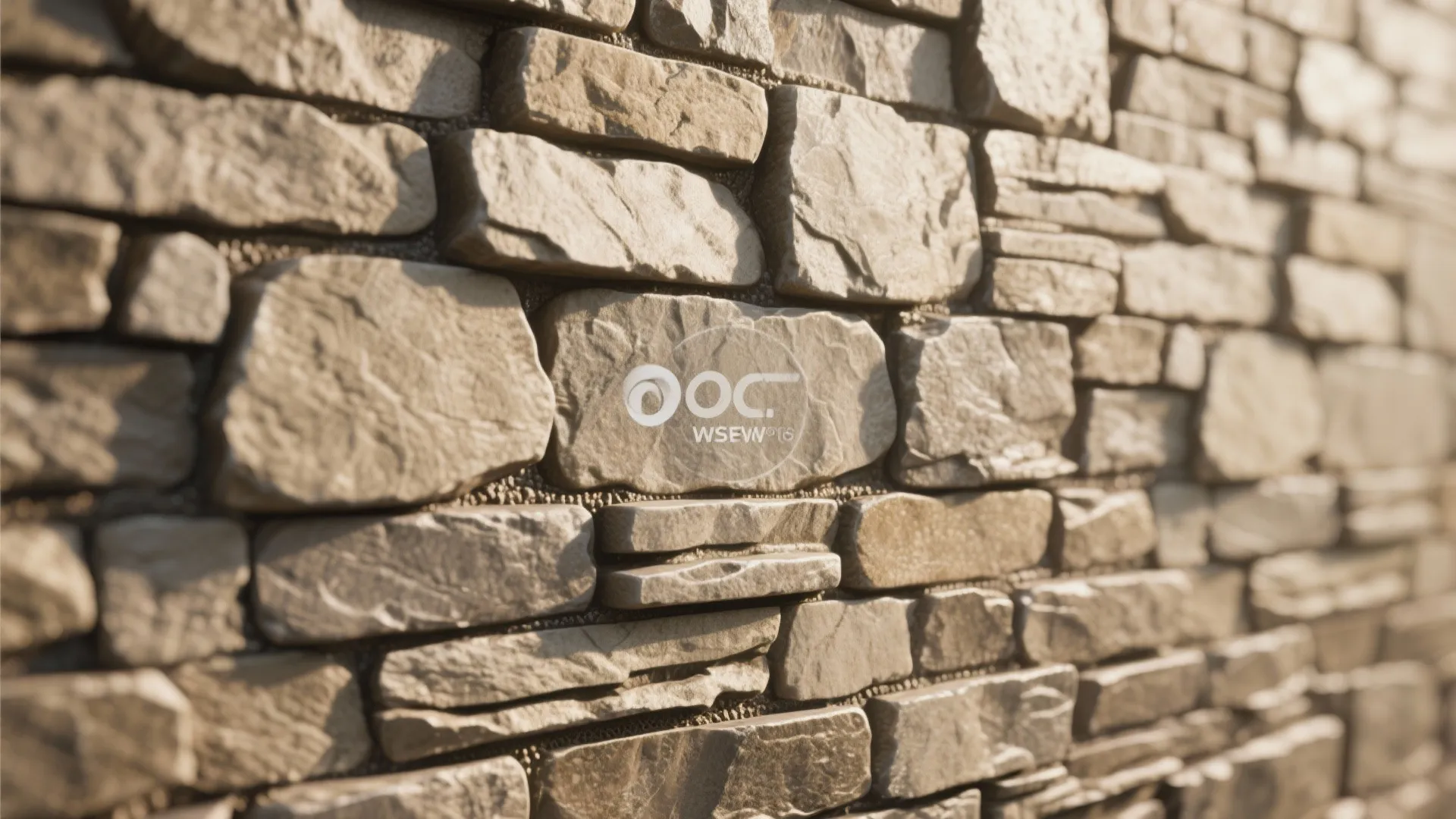 1. Faux stacked stone for texture without the mess