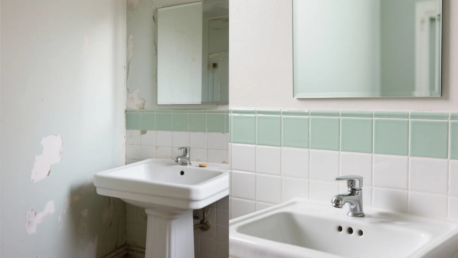 Faux tile stickers for splash zones