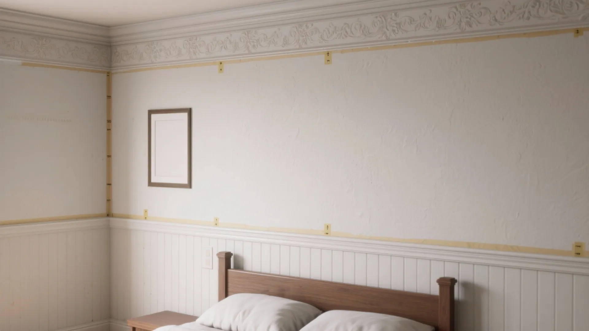 4. Faux trim and stencil borders