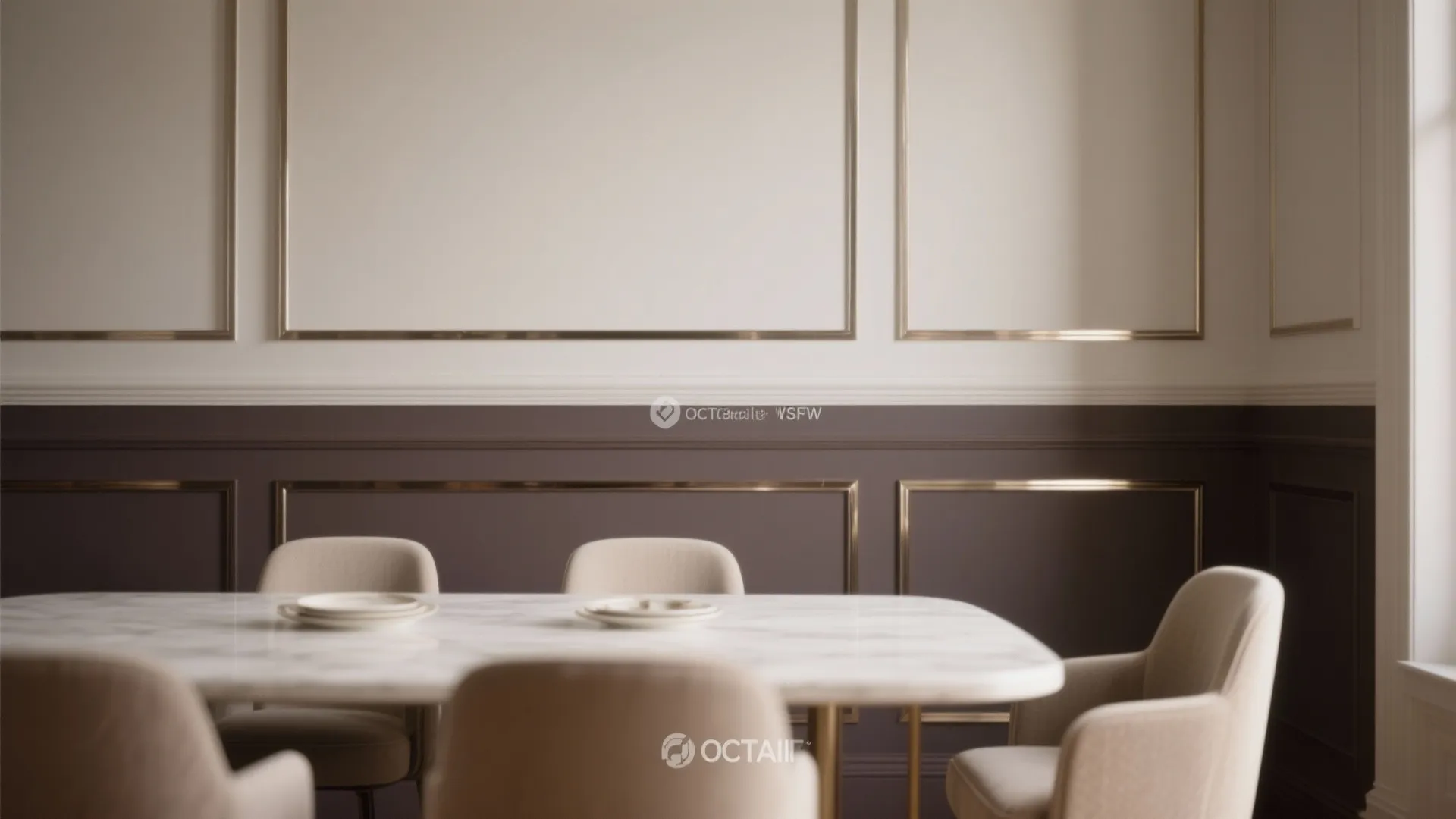 Faux Wainscoting With Horizontal Bands