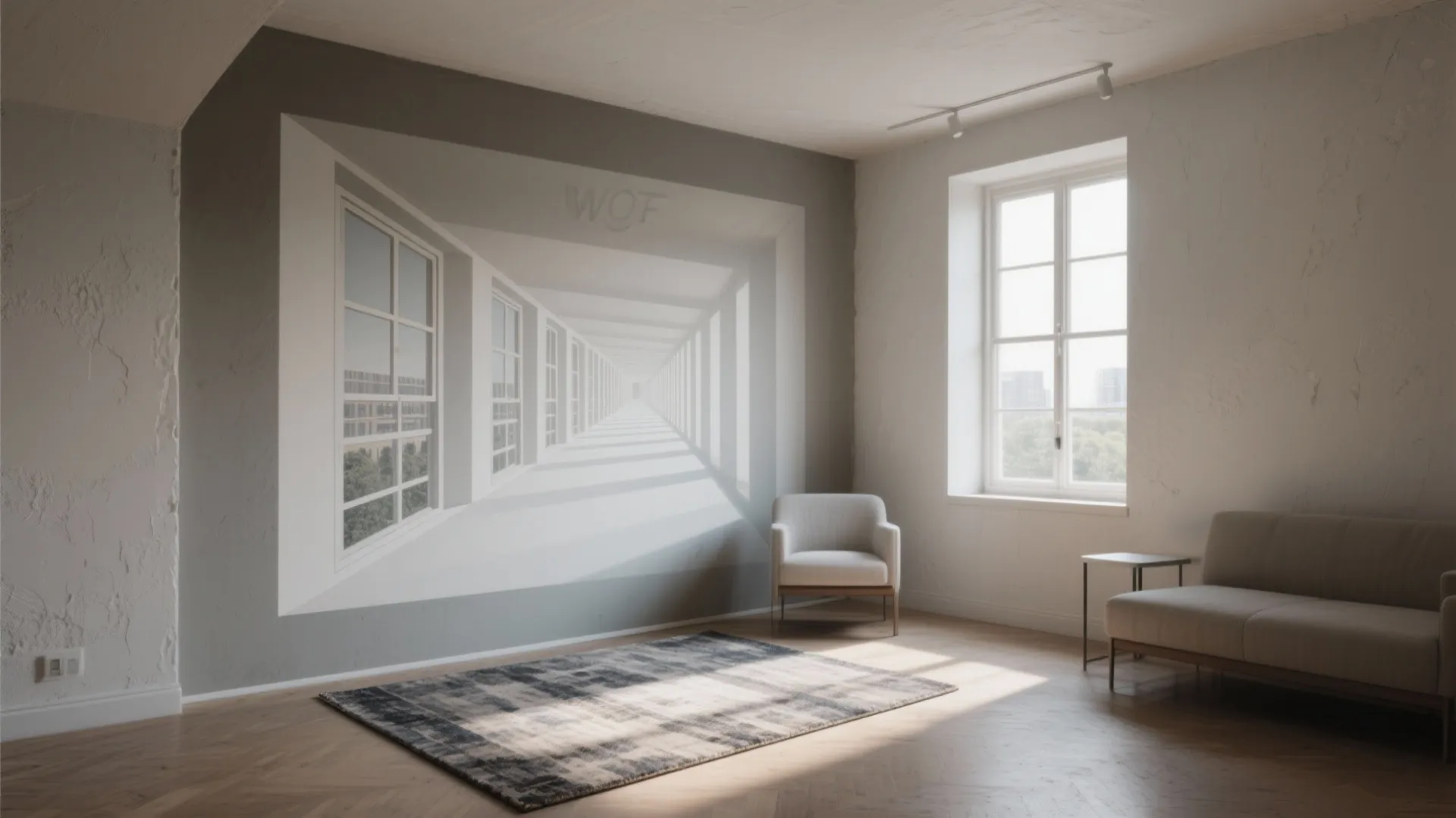 2. Use Murals to Solve Awkward Layouts