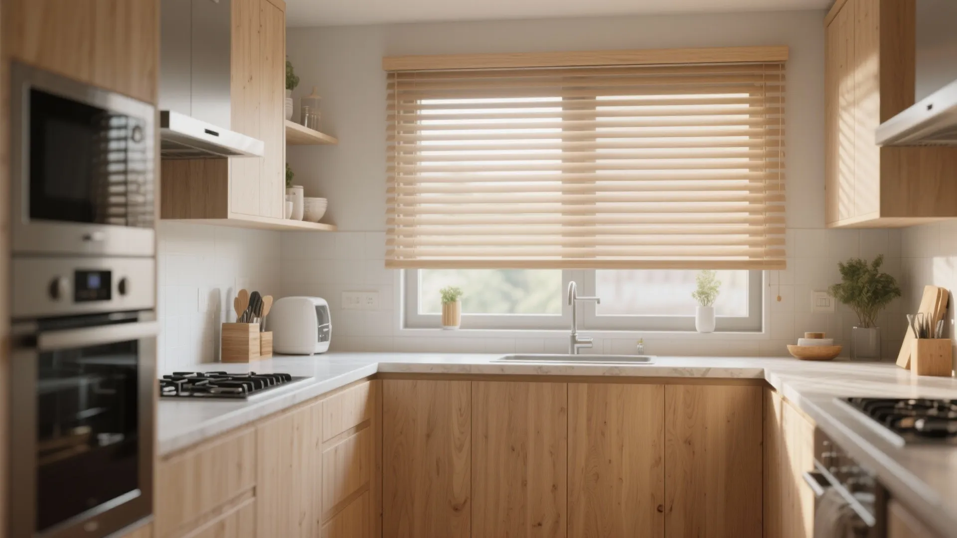 3. Faux Wood Blinds