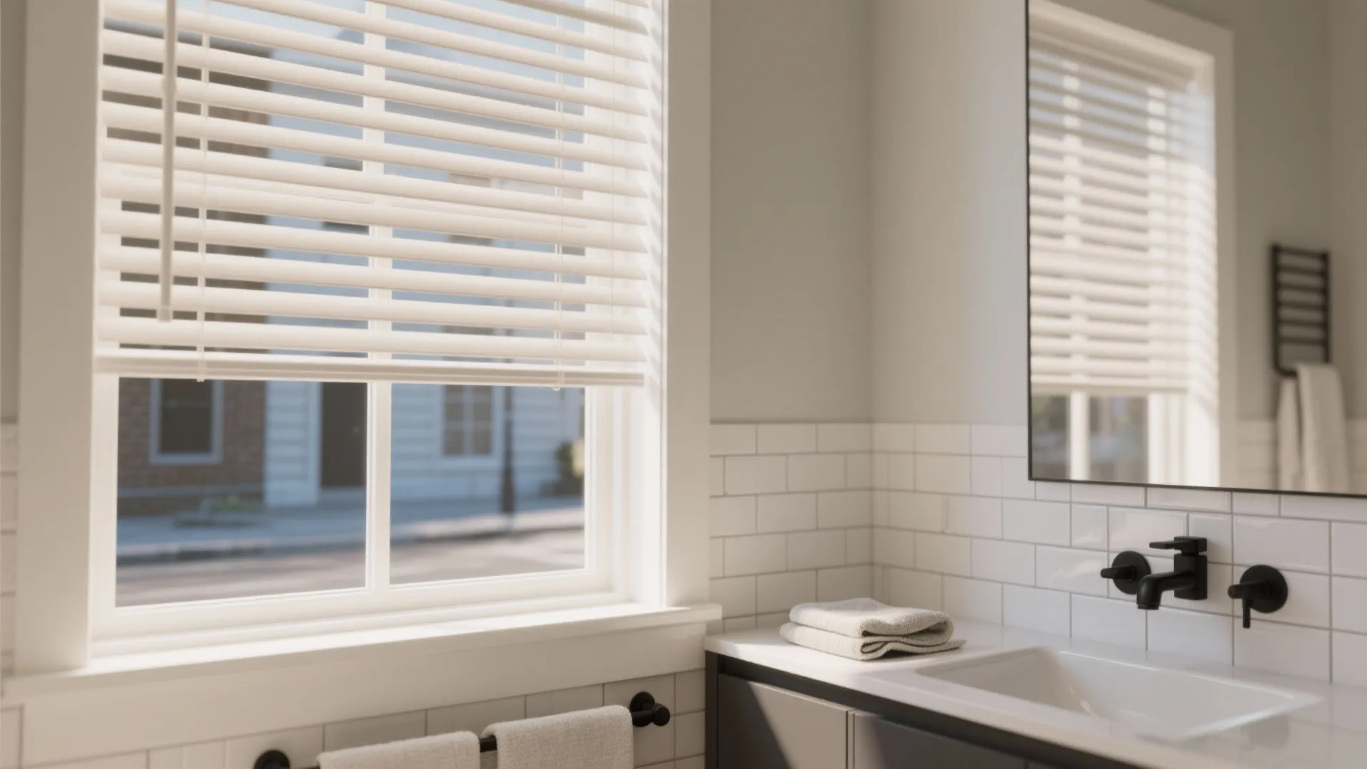 Moisture-Resistant Faux Wood Blinds