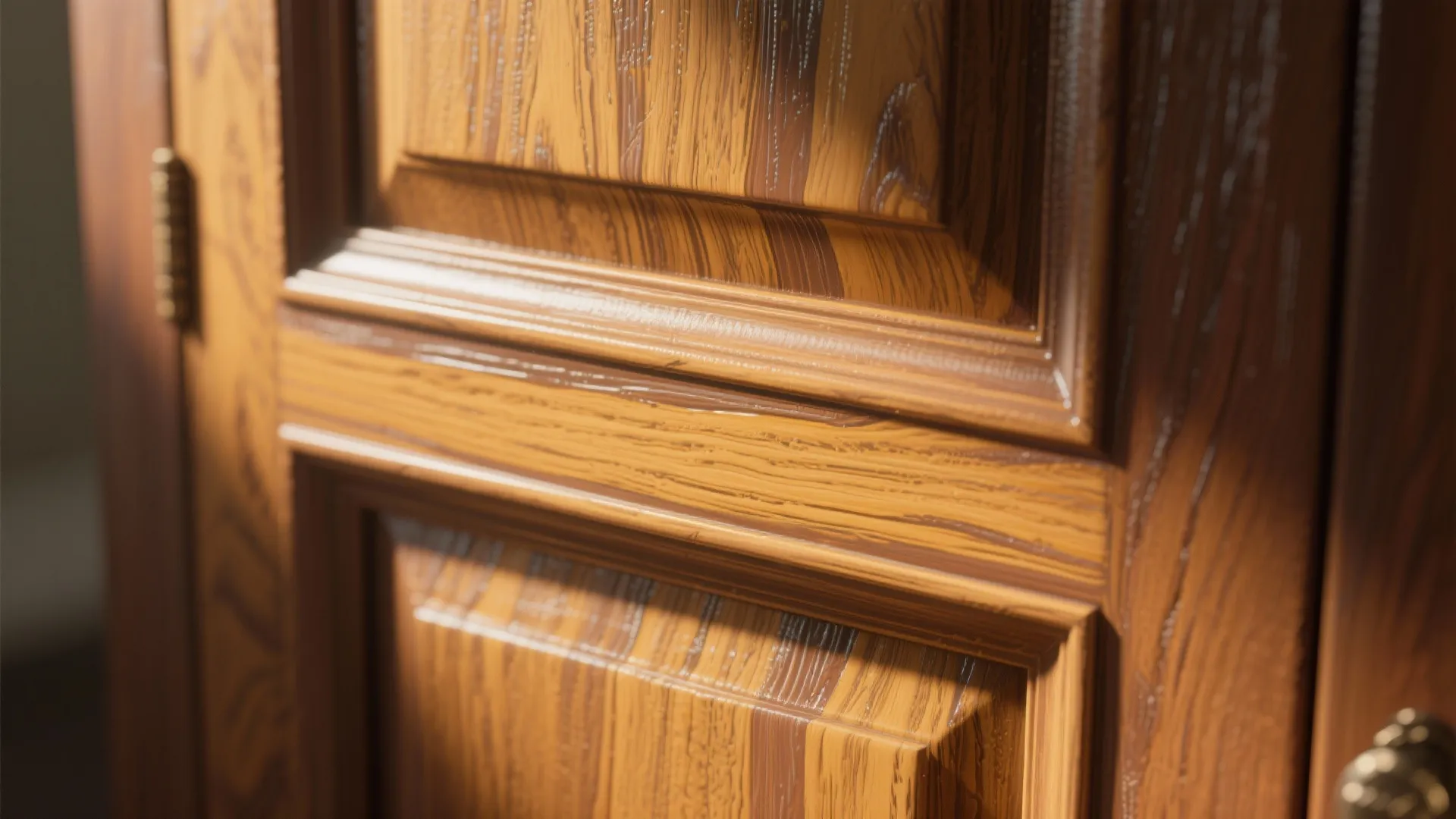 4. Faux Wood and Glaze for Texture