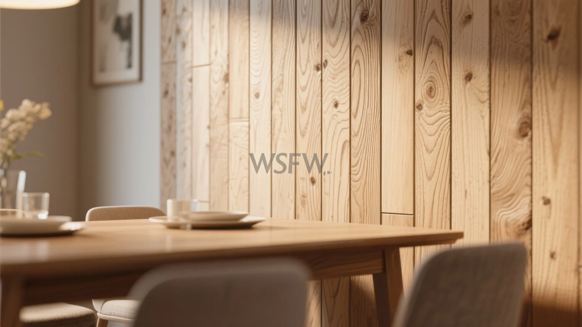 Textured Faux Wood Strips