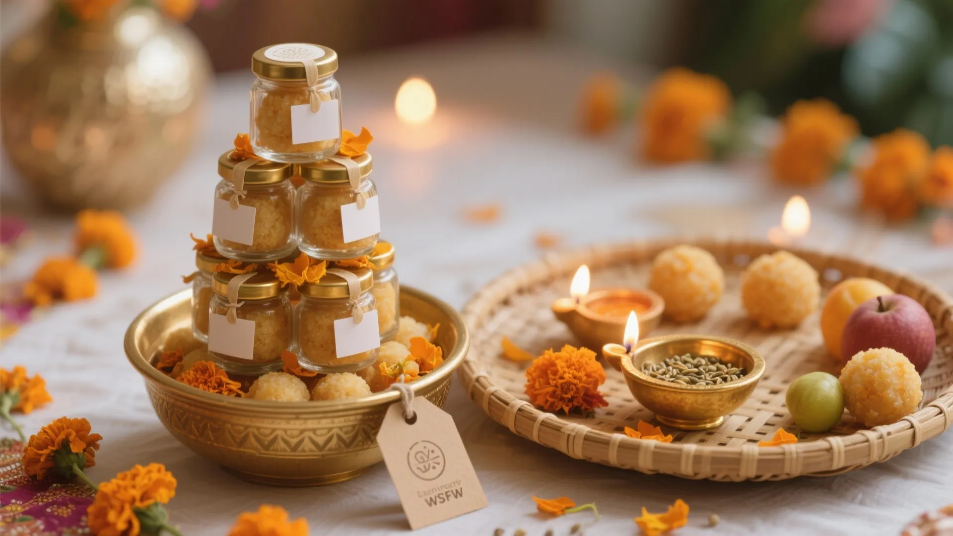 Food, Favors, and Lighting as Decor
