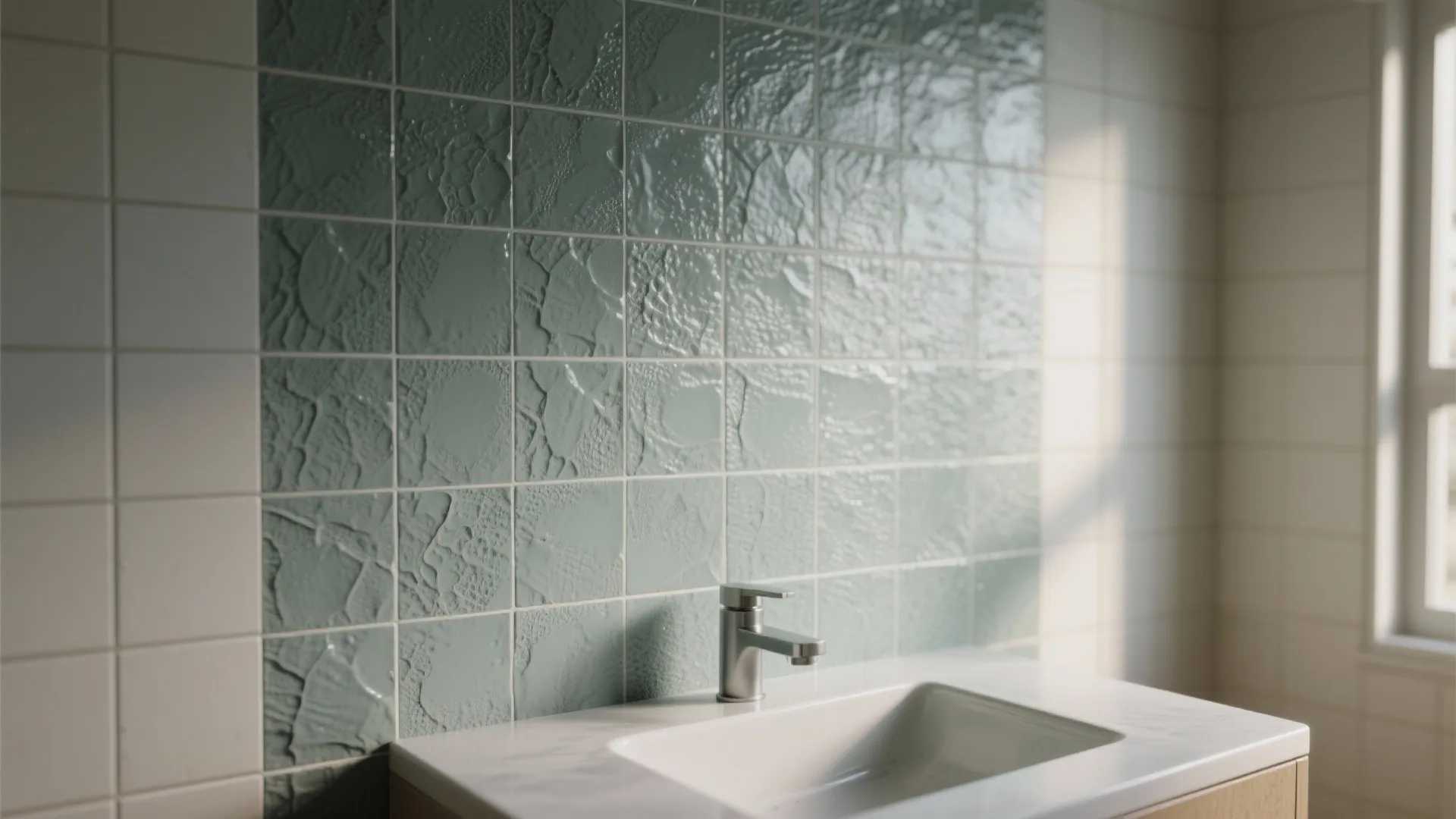 Idea 3: Tile a Feature Wall, Keep the Rest Simple