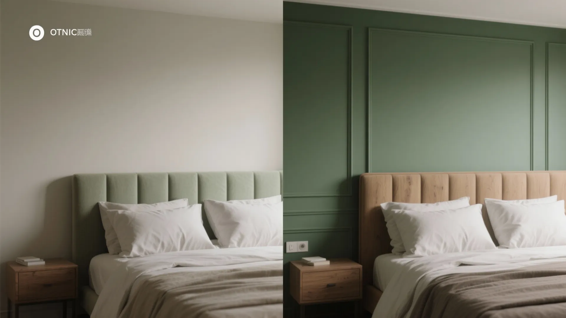 4. Pick a Calm Color Story and a Feature Wall