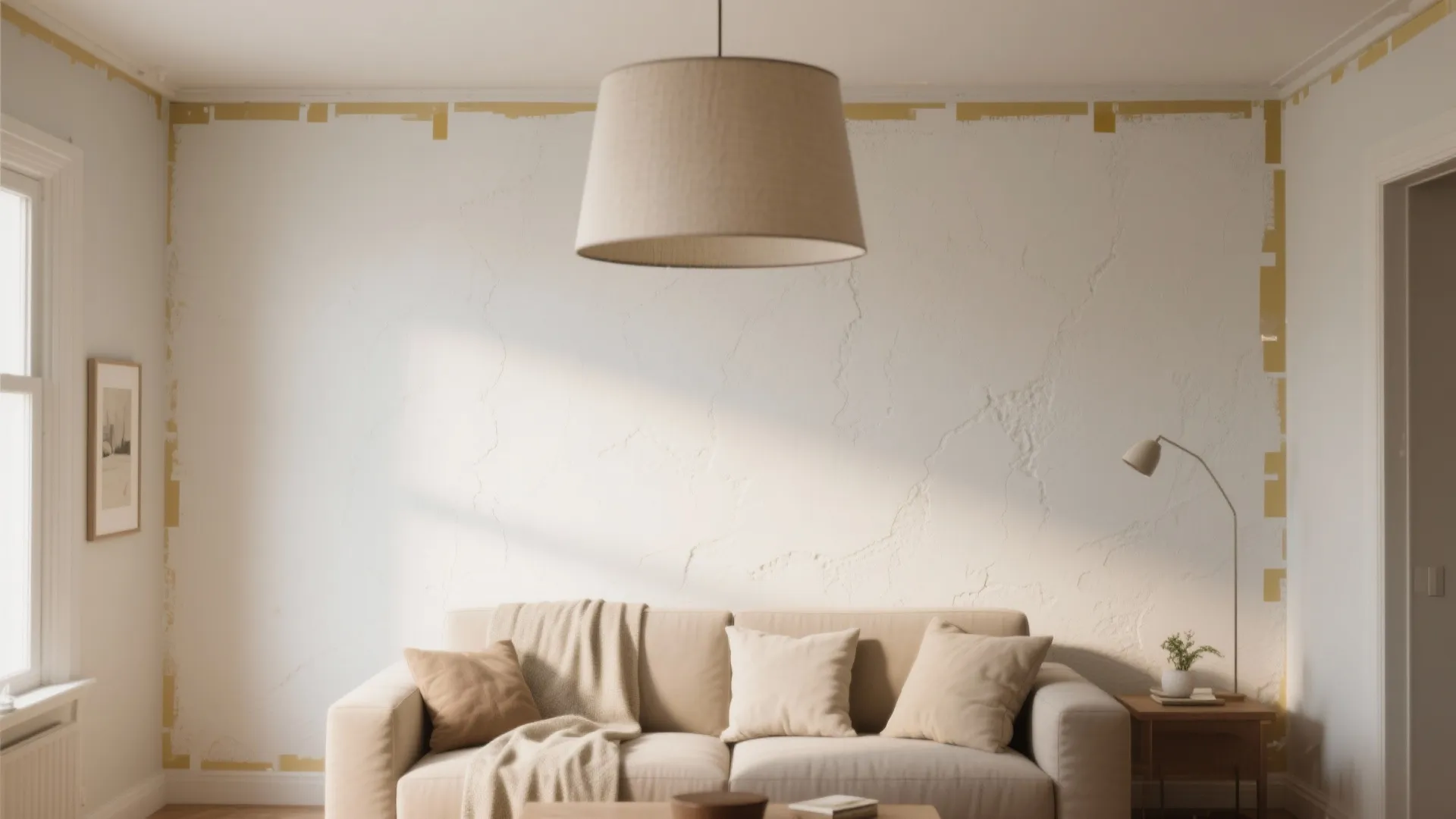 1. Drop the Ceiling Color Down One Feature Wall