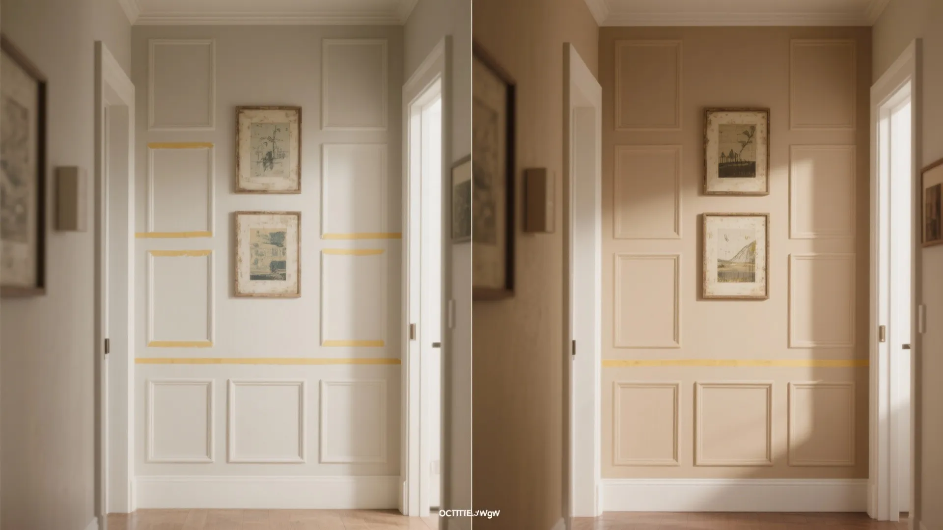 DIY Feature Wall: Paint, Moulding, or Peel-and-Stick