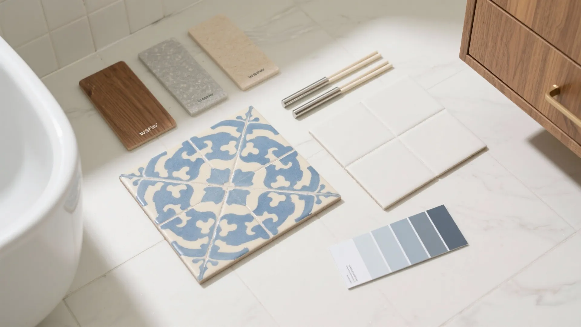 Patterned feature wall with local flair