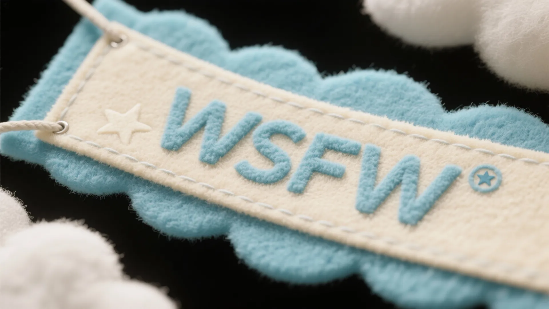 Story-themed backdrop with name banner