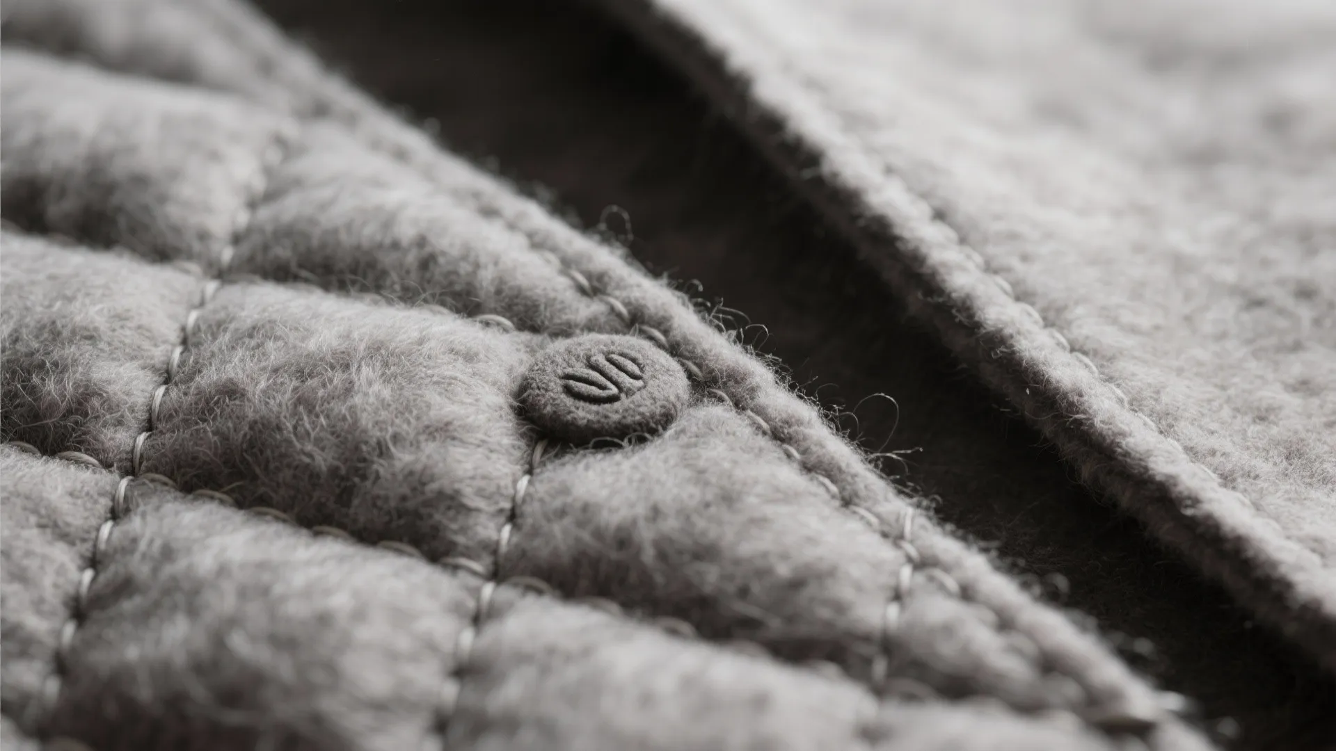 Acoustic quilted wall for home office