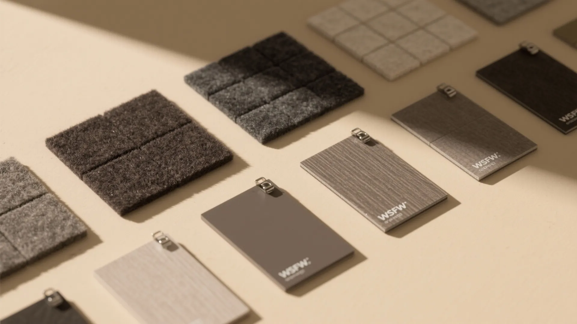 PET Felt and Textured Laminate Panels for Durability and Color