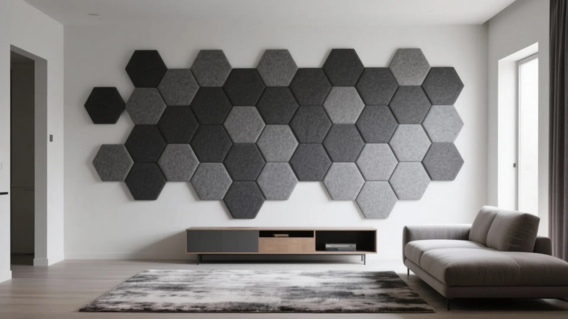 3D Acoustic Felt Panels for Quiet Comfort