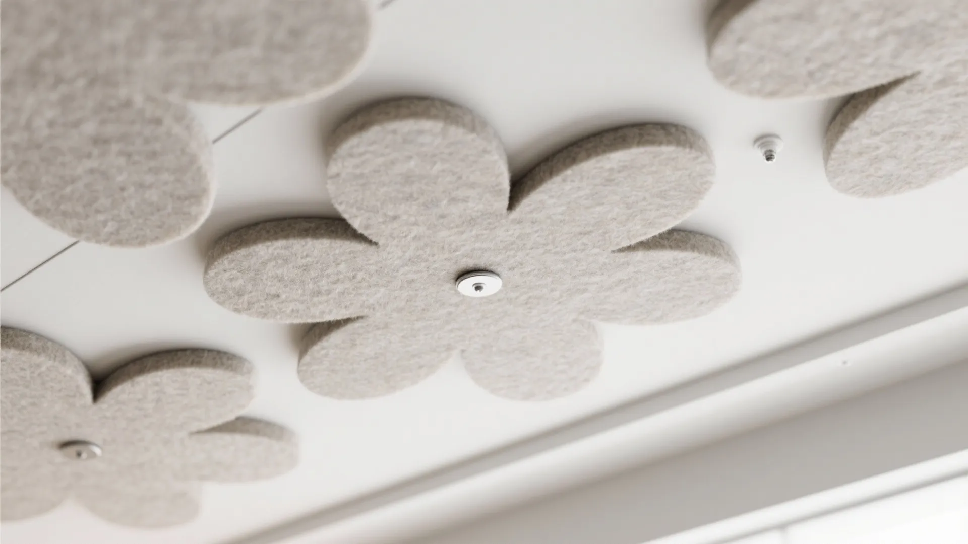 Acoustic Felt Petals for Beauty and Quiet