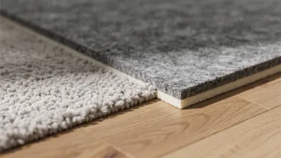 Soft Gray Rug on Light Wood Flooring – Texture & Comfort Combined