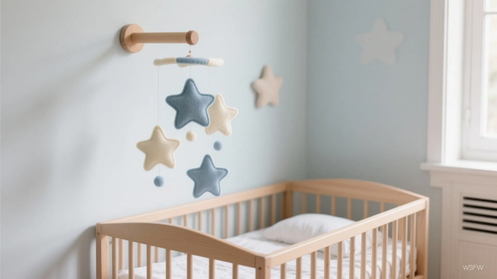 Gentle Mobile: Felt Stars & Soft Movement