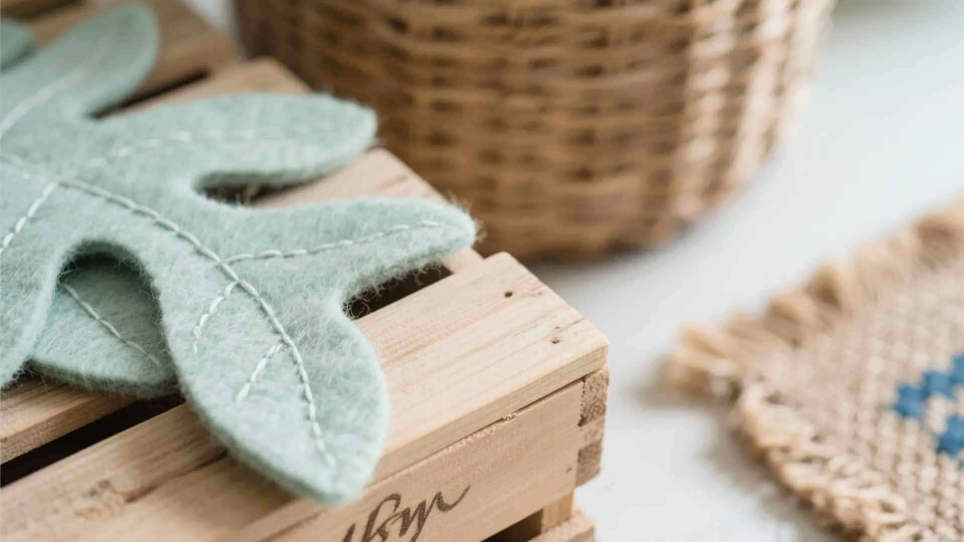 Mini Safari Corner with Wood and Felt