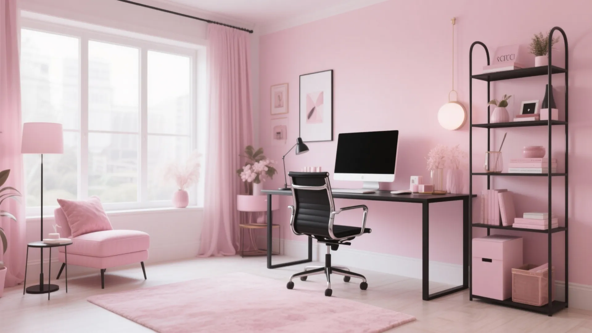 7. Feminine Touch with Modern Edge