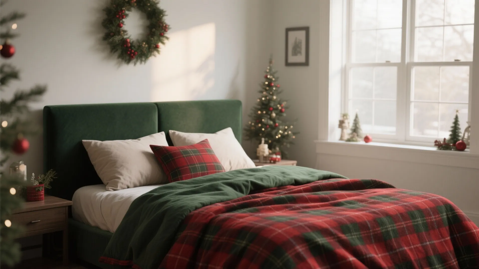 2. Festive Bedding Swap