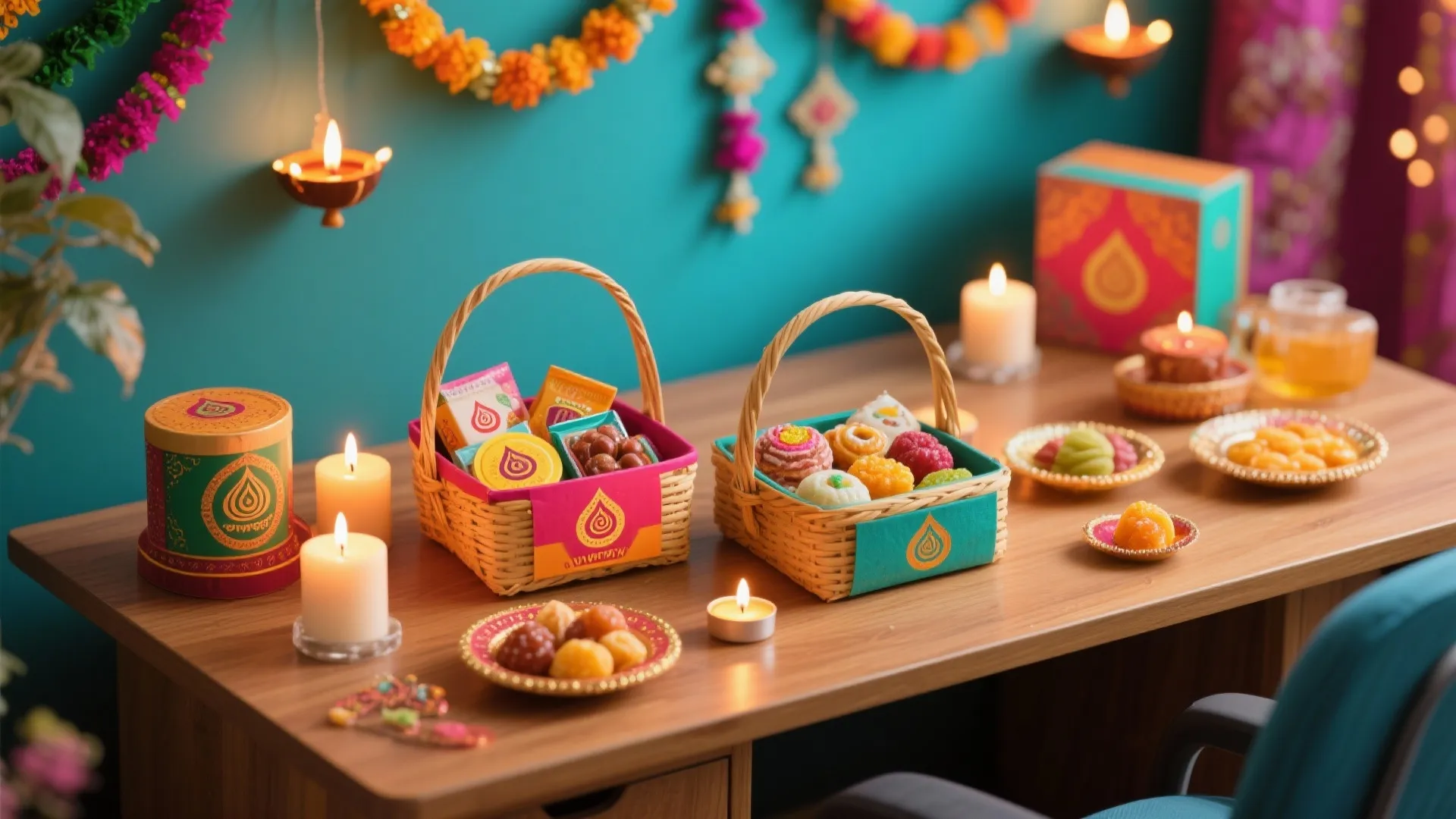 8. Festive Desk Hampers