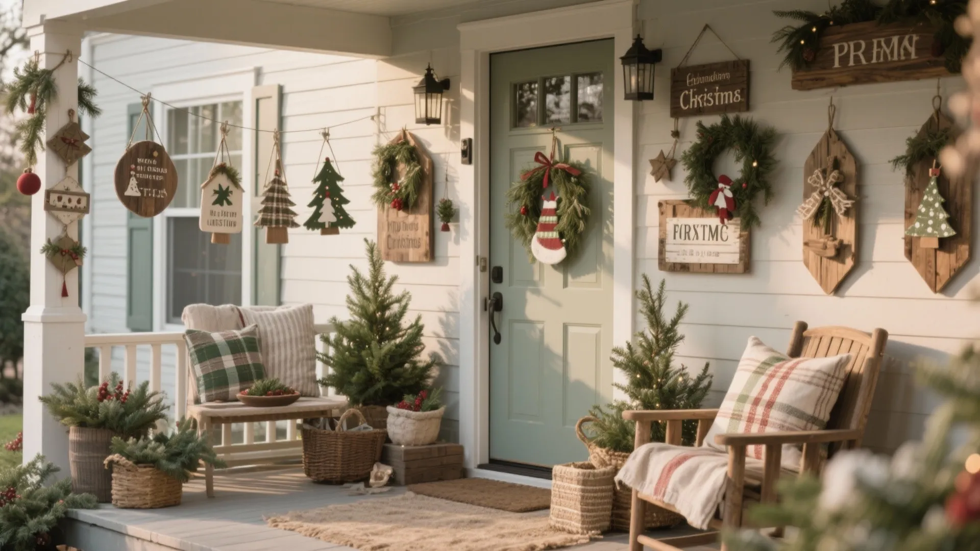 Christmas Door Hangers DIY Ideas for a Festive Entryway