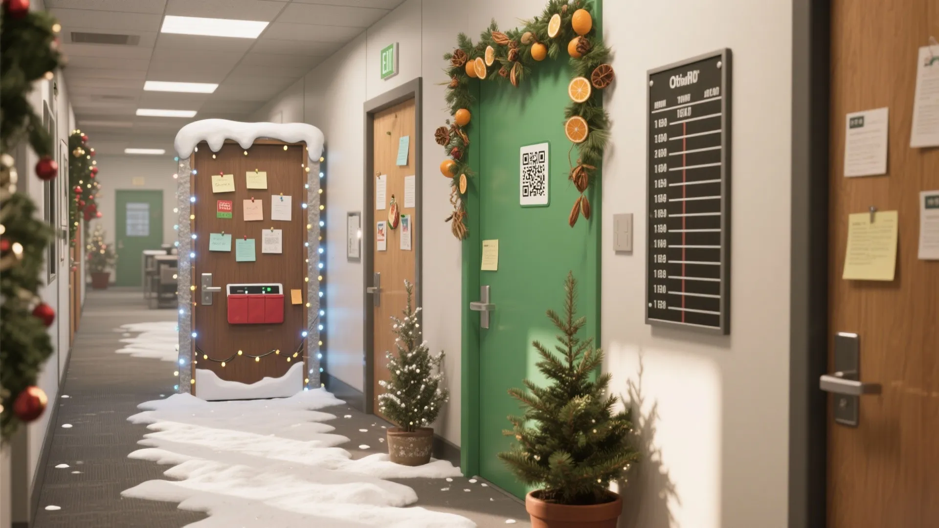 Holiday Door Decorating Ideas: 5 Office Contest Tips: Fun, budget-smart door décor ideas to win your office holiday contest — small-space friendly and safety-aware