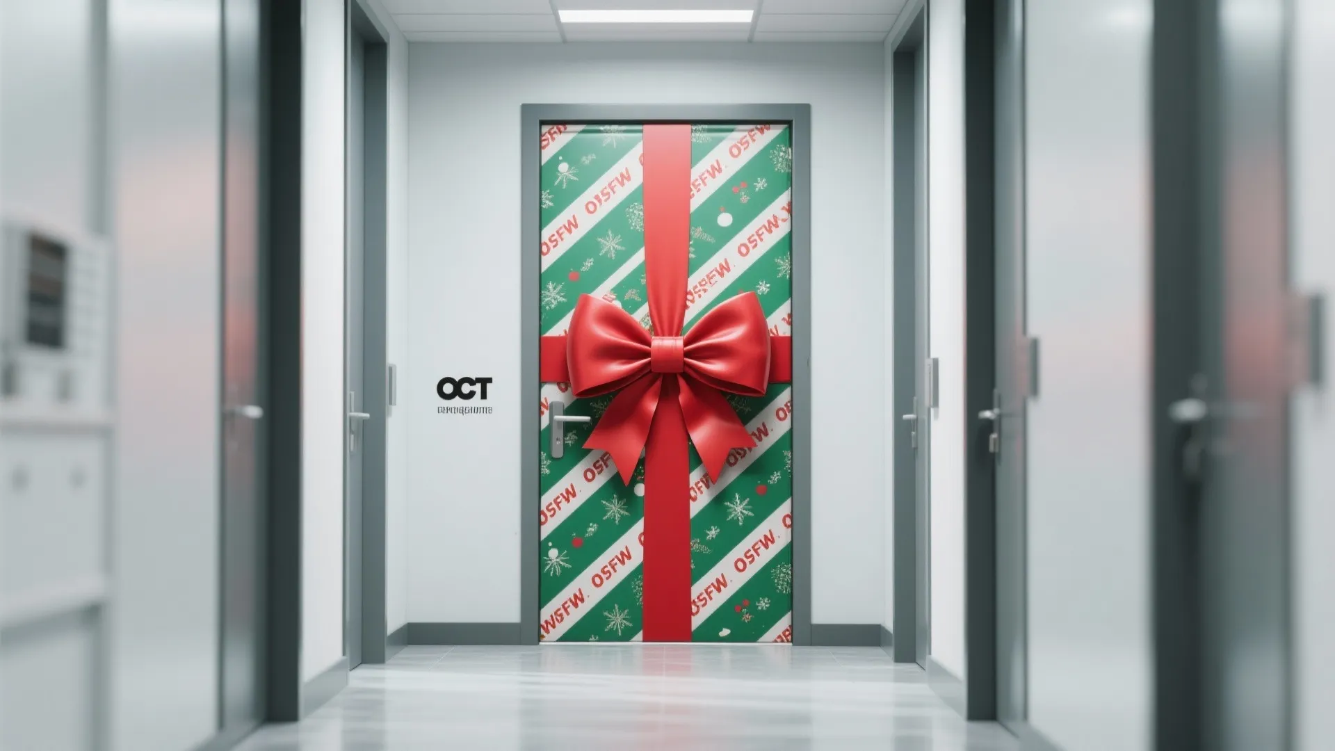 8. Festive Door Wraps