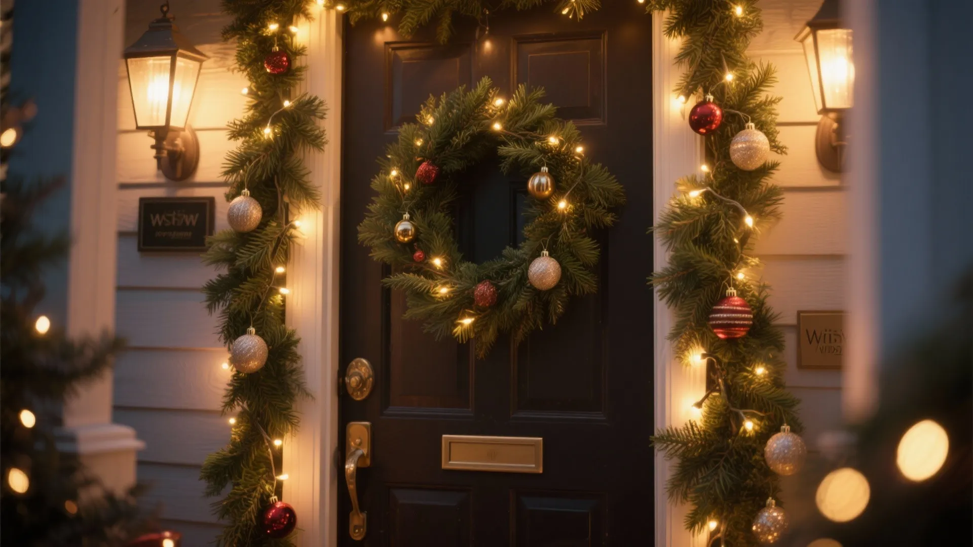 3. Festive Doorway Frames