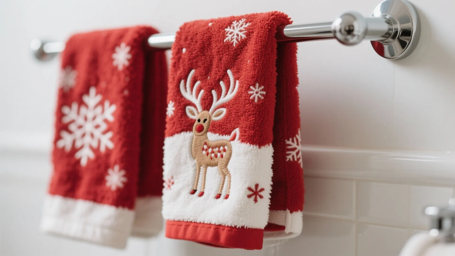 1. Festive Hand Towels