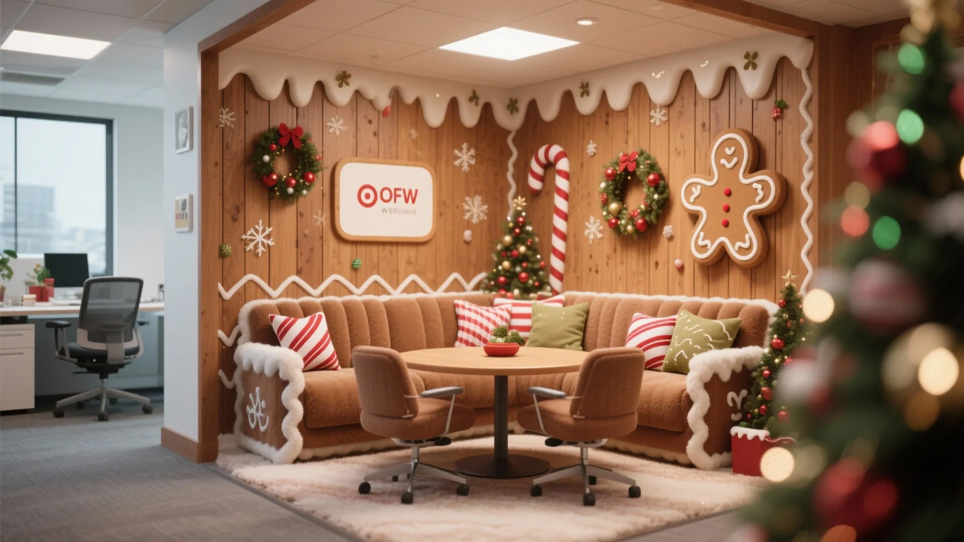 5. Festive Meeting Nook