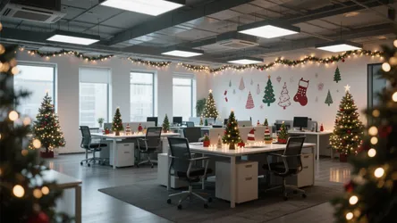 10 Creative Christmas-Themed Office Ideas