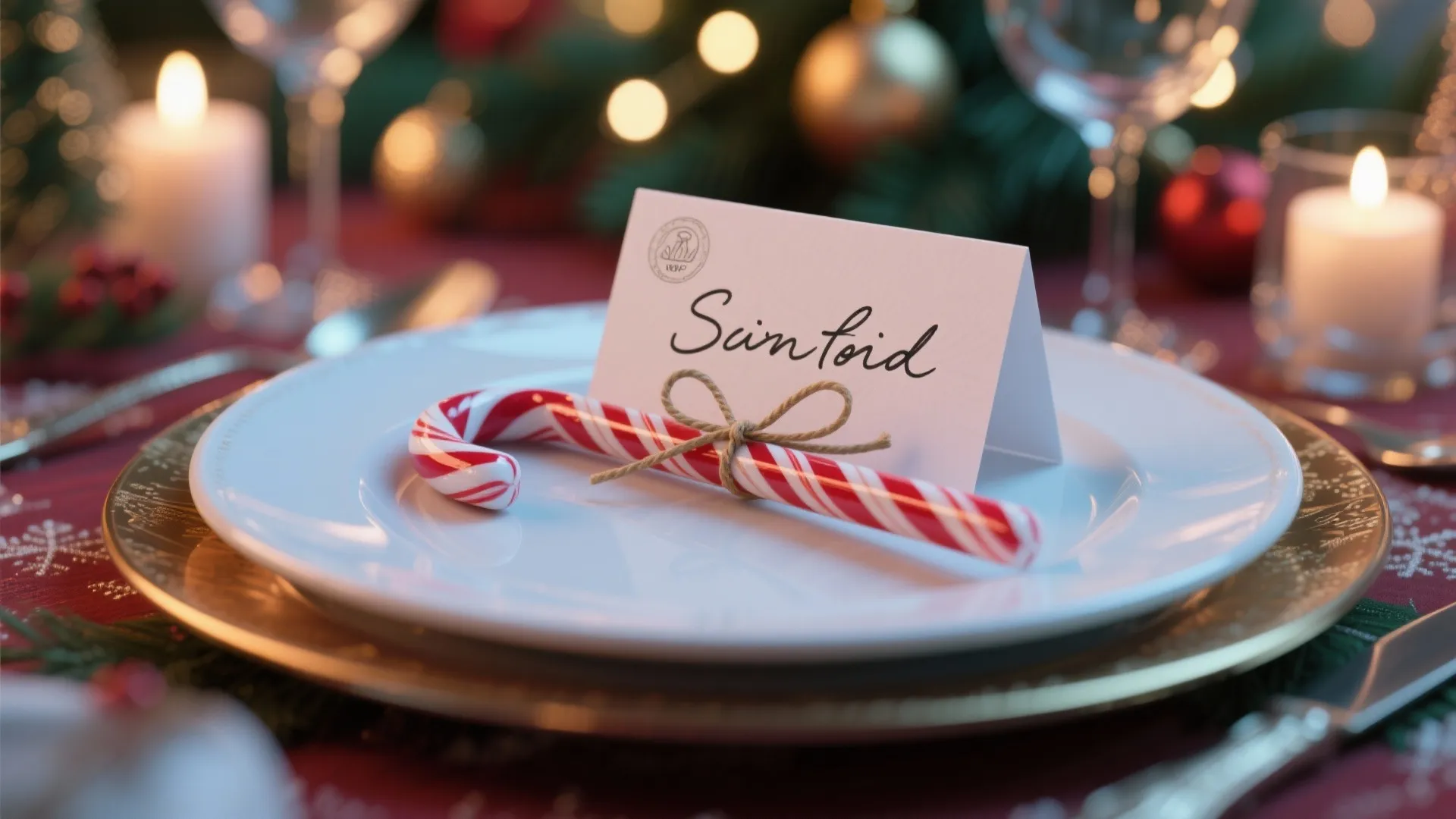 7. Festive Place Cards